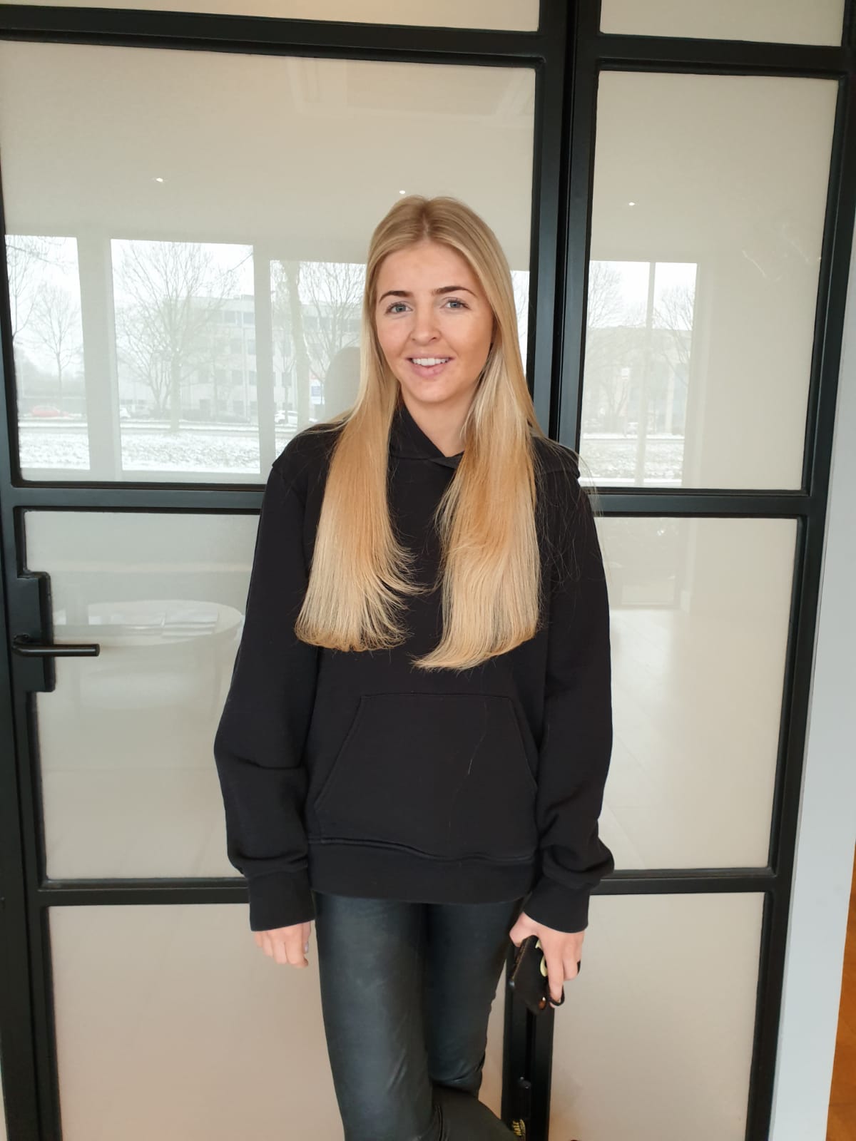 Lizzy Perridon met hairextensions van Beauty by Roos na Lizzy Perridon met hairextensions van Beauty by Roos na